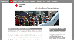 Desktop Screenshot of drk-moessingen.de